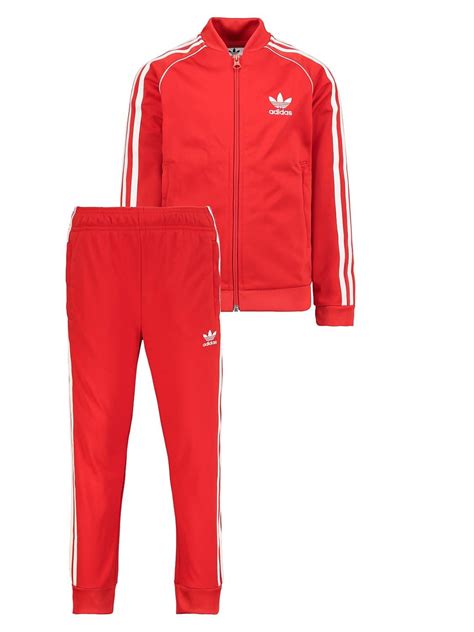 adidas jogginganzug rot|Rote adidas Trainingsanzüge & Jogginganzüge online .